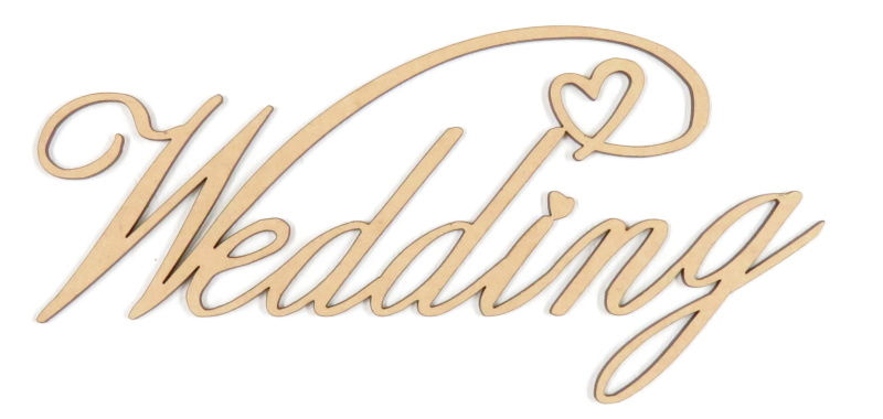 ウッドバナー、ウェディング（wedding）